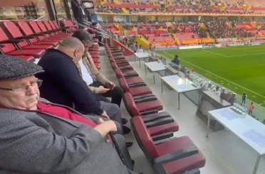 Kayserispor eski başkanlarından ’Kebapçı Hilmi’ statta 