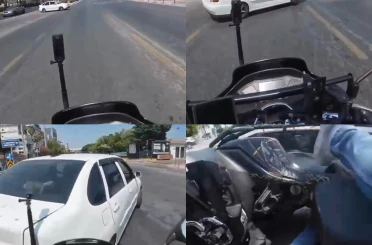 Kaza anları kamerada:Araçlarla çarpışan motosiklet ve elektrikli bisiklet sürücüleri yaralandı 