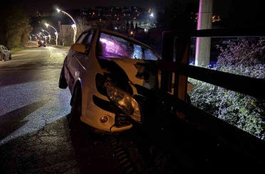 Kaza yapan sürücü aracı bırakıp kayıplara karıştı 