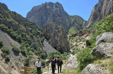 Kazankaya Kanyonu’nun daima gezilen ve ziyaretçi alan turizm merkezi olması hedefleniyor 