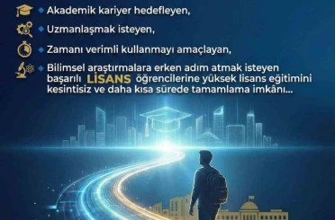 KBÜ’de bütünleşik yüksek lisans başvuruları başlıyor 