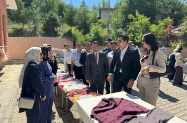 Kemah’da Hayat Boyu Öğrenme Şenliği Sergisi açıldı 