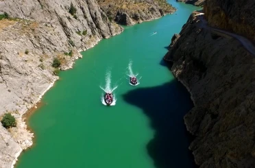 Kemaliye’de doğa ve adrenalin buluştu 