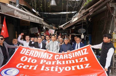 Kemeraltı esnafı otopark sorunu nedeniyle kepenk kapattı 