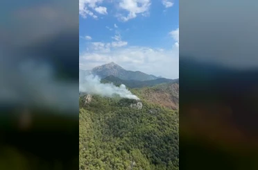 Kemer’de orman yangını 