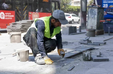 Kent merkezinin üç önemli bulvarına estetik dokunuş 