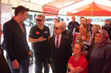 Kent Meydanında deprem tatbikatı yapıldı