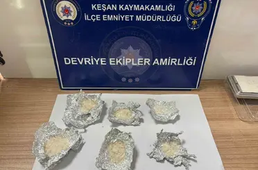 Keşan’da 22,96 gram metamfetamin ele geçirildi
