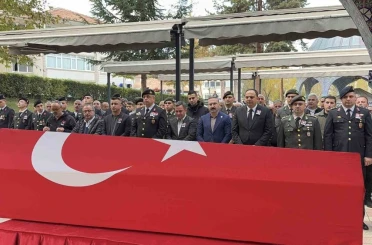 Kıbrıs Gazisi memleketinde son yolculuğuna uğurlandı 