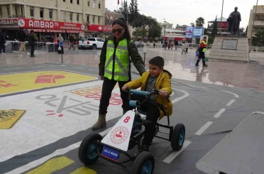 Kilis’te minik öğrencilere trafik bilinci 