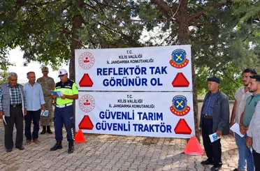 Kilis’te traktör sürücülerine "Güvenli Tarım" eğitimi
