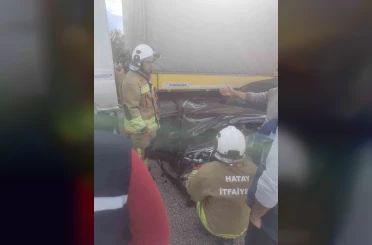 Kırıkhan’da trafik kazası: 1 yaralı 
