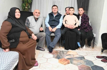 Kırıkkale Valisi Sarıibrahim, Çelik ailesinin iftar sofrasına konuk oldu 