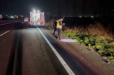 Kırklareli’de aracın çarpması ile metrelerce uzağa savrulan şahıs hayatını kaybetti 