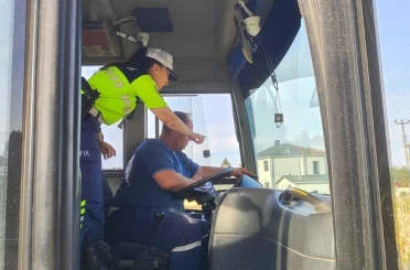 Kırklareli’nde okul servisleri denetlendi 