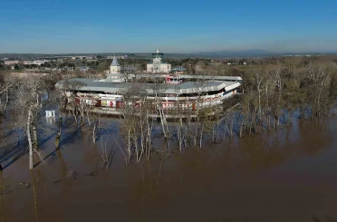 Kırkpınar Er Meydanı sular altında 