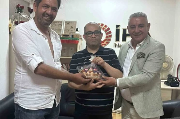 Kırşehir Beyazay Derneği’nden gazetecilere ziyareti 