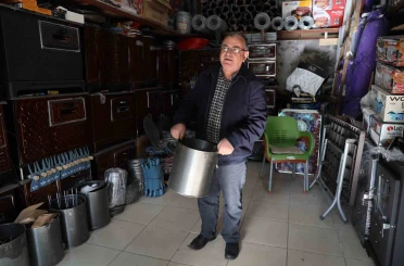 Kırşehir Uzun Çarşı’da soba satışları arttı 