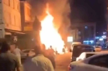 Kırşehir’de hırdavat dükkanında yangın: 1 yaralı 