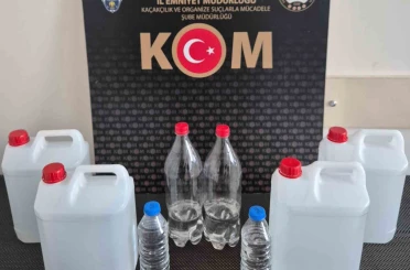 Kırşehir’de sahte alkol operasyonu: 1 gözaltı 