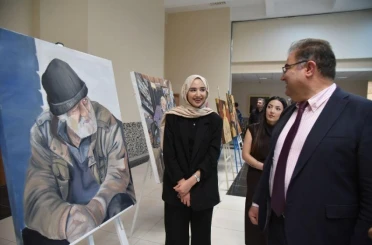 Kmü’de “Mustafa Diğler Ve Öğrencileri Resim Sergisi” Sanatseverlerle Buluştu