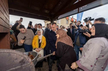 Kocaeli’de 200 yıllık ’imece’ geleneği: 5. Kaz Bayramı kutlandı 