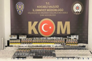 Kocaeli’de 700 paket gümrük kaçağı sigara ele geçirildi 