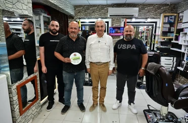 Kocagöz, "Temizlik Kirletmemektir" kampanyasını Kültür Kafeler Caddesi esnafına tanıttı 