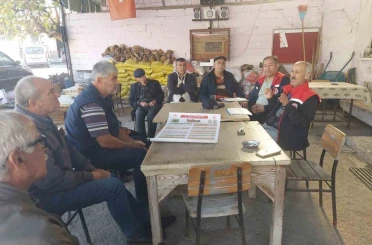 Koçarlı’da üreticilerle şap hastalığı ve tarımsal desteklemeler görüşüldü 
