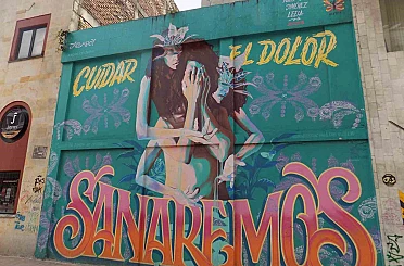 Kolombiya’da grafitiler şehrin kimliğini gözler önüne seriyor 
