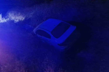 Kontrolden çıkan otomobil şarampole devrildi: 1 yaralı 