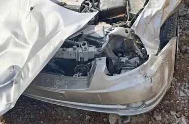 Kontrolden çıkan otomobil takla attı: 1 ölü, 2 yaralı
