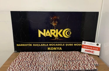 Konya’da 24 bin 703 adet uyuşturucu hap ele geçirildi: 2 kişi tutuklandı