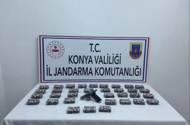 Konya’da jandarma ekiplerinden uyuşturucu operasyonu: 3 tutuklama