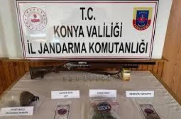 Konya’da jandarmadan uyuşturucu operasyonu: 1 tutuklama