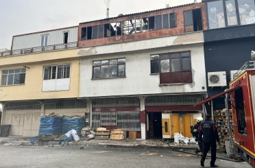 Konya'da şeker imalathanesinin kazan dairesinde yangın paniği