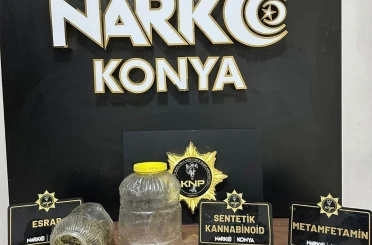Konya'da uyuşturucu operasyonları: 76 tutuklama
