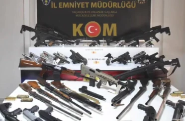 Konya dahil 35 ilde silah kaçakçılığı operasyonu