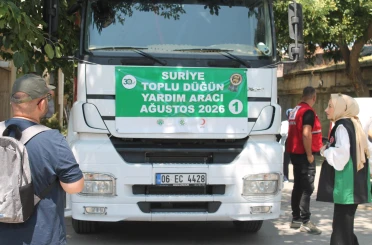 Konya’dan Suriye’deki ihtiyaç sahibi nişanlı çiftlere yardım