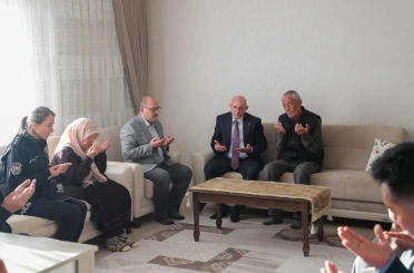 Konya Emniyet Müdürü Polis ailelerini ziyaret etti