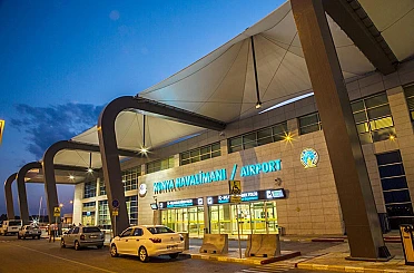 Konya Havalimanı ocak ayında 93 bin 198 yolcuya hizmet verdi