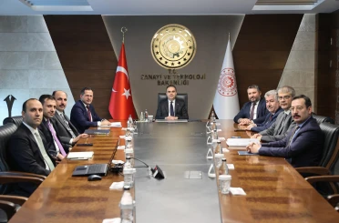 Konya Heyeti Sanayi Ve Teknoloji Bakanı Mehmet Fatih Kacır’ı Ziyaret Etti