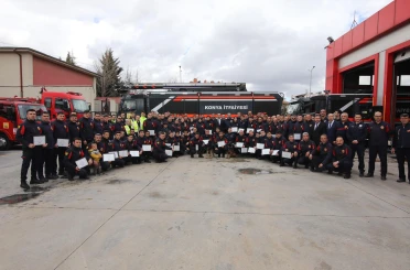 Konya İtfaiyesi 2025’te 15 bin 497 olaya müdahale etti