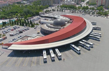 Konya otogarında acı ölüm