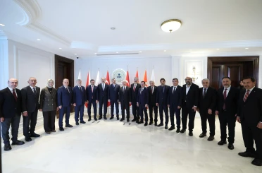 Konya Protokolü İçişleri Bakanı Çiftçi’ye Hayırlı Olsun Ziyaretinde Bulundu