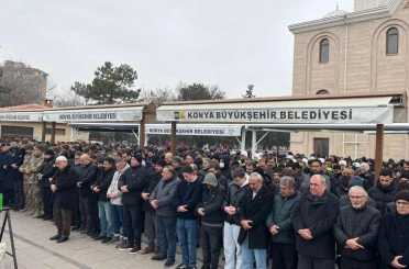 Konya, şehit polis Fatih Oral’ı son yolculuğuna uğurladı