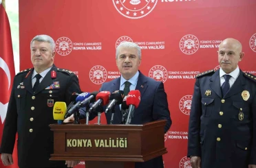 Konya Valisi Akın, güvenlik ve asayiş olaylarını değerlendirdi 