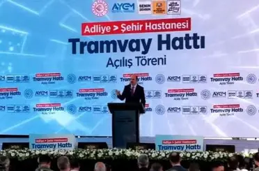 Konya’da Adliye-Şehir Hastanesi tramvay hattı hizmete açıldı