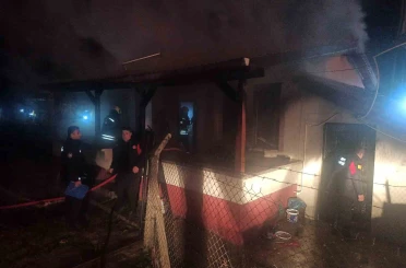 Konya’da bağ evinde yangın paniği