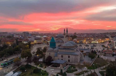 Konya’da kartpostallık gün batımı manzaraları 